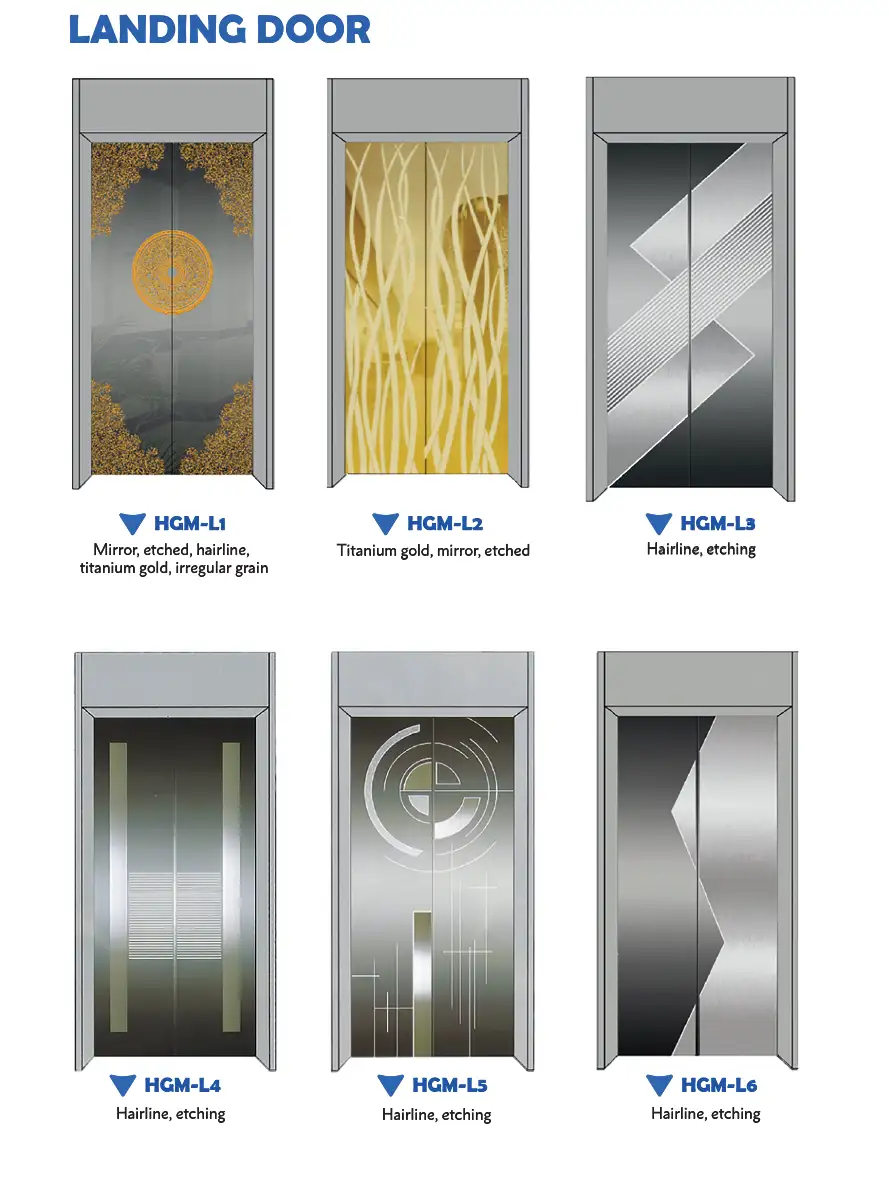 elevator door designs
