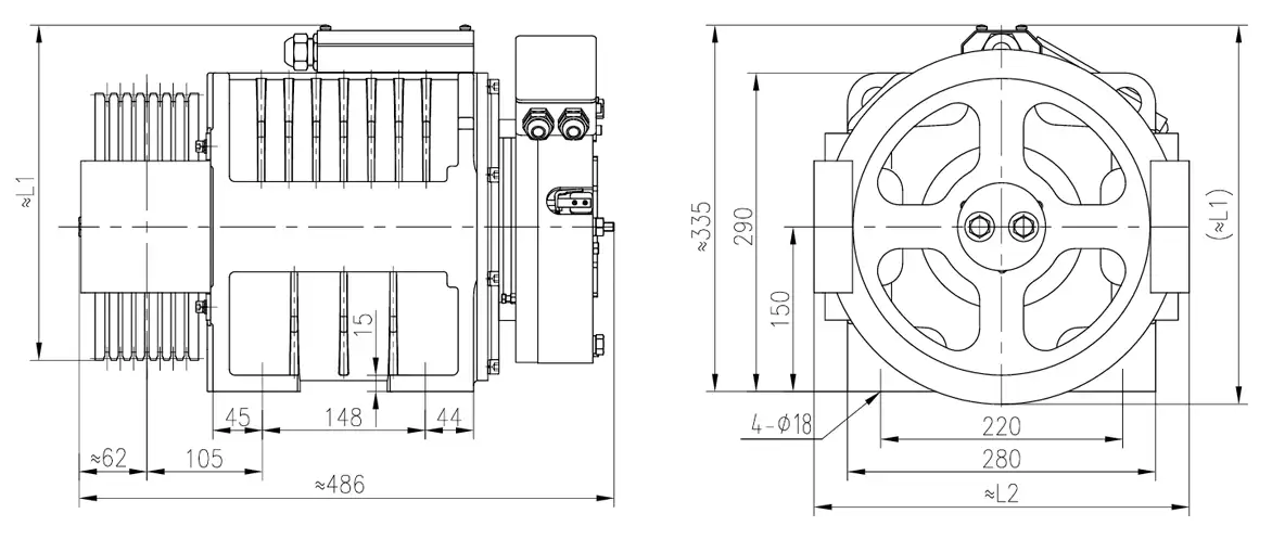 Torin ERSC  model dimensions